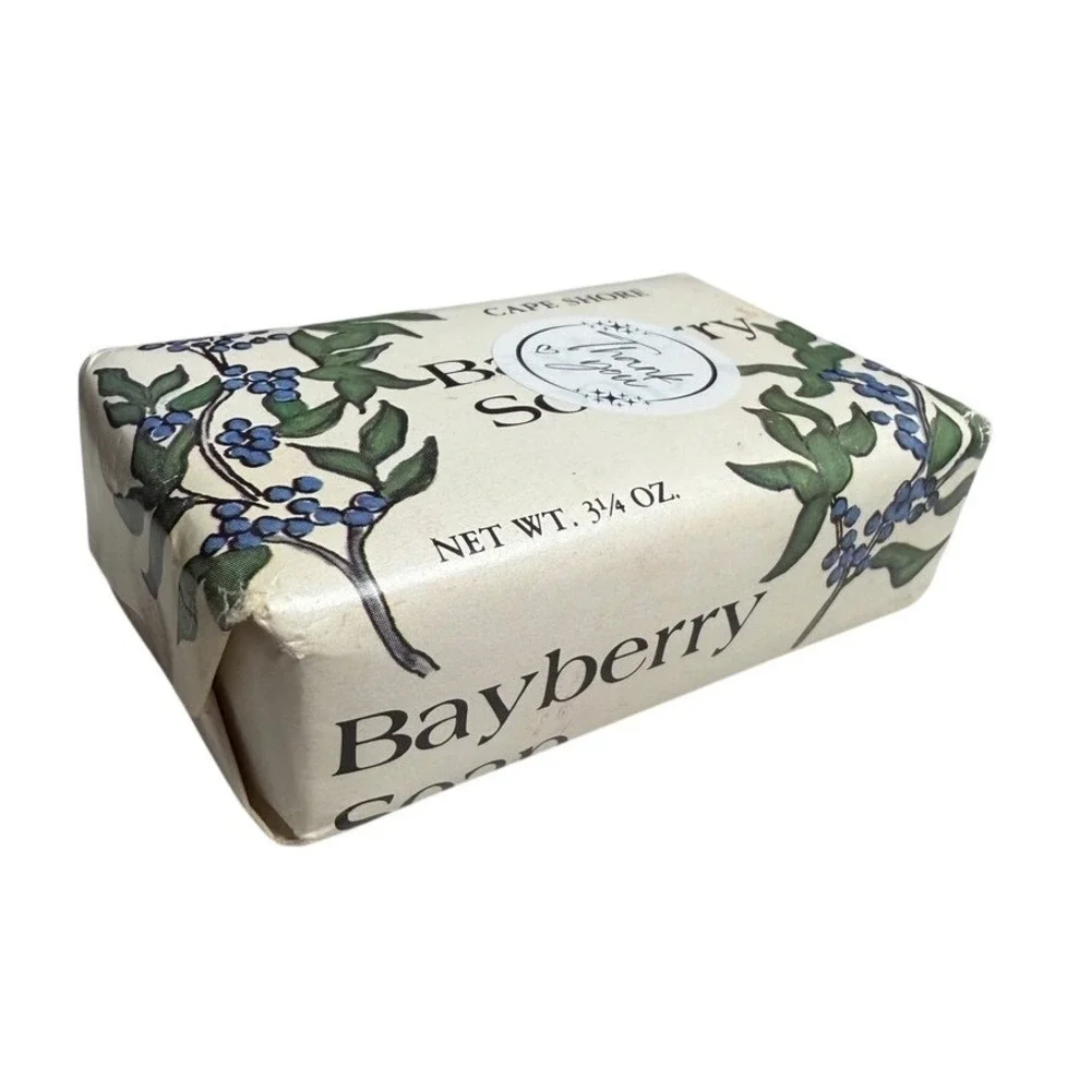 Cape Shore Bayberry Soap 3.25oz White Vintage Yarmouth Maine Bar Soap Coastal‎